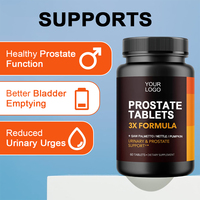 Comprimés de soutien pour la santé de la prostate pour hommes Adultes seulement Marque privée Saw Palmetto Suppléments Promotion urinaire Femmes enceintes