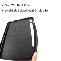 Nouvel étui pour tablette pliable en trois parties pour Samsung Galaxy Tab S8 Plus S7 Plus et S7 FE 12,4 pouces avec design fin et léger