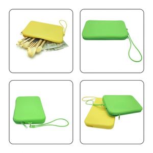 Nouveauté : Trousse de Maquillage en Silicone Personnalisable avec Logo, Premium, Durable, Imperméable, Motif Bonbons, pour Voyage et Usage Quotidien - Product Image 6
