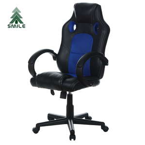 Kostenlose Probe Höhen verstellbarer drehbarer Computers tuhl Leder Gamer Stuhl mit Fuß