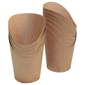 Contenitore Monouso in Carta Kraft Compostabile per Patatine Fritte da 8oz, 12oz, 16oz - Uso Quotidiano - Product Image 5