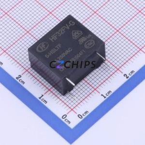 HF32FV-G/5-HSLTF Power Relay Through hole,10.2x18.4mm Relay 5V 1 Normally Open: 1A (SPST-Normally Open)::: 4 10A-250VAC - Product Image 1
