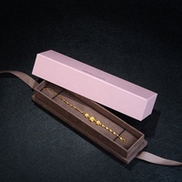 Boîtes à bagues et emballages de bracelets personnalisés avec logo unique et ruban, boîte à bijoux élégante