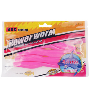 Soft Bait Forktail Worm 12.5cm 10 Pack <b>PVC</b> Artificial Lure For Bass Freshwater Fishing - Product Image 2