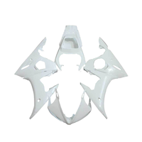 YINGSI MC-CKA186 Nouveau Kit de Carénage Complet ABS pour Moto Yamaha YZF R6 R6S 2003-2009, Style Chinois Chic, Non Peint, pour Rénovation/Mise à Niveau