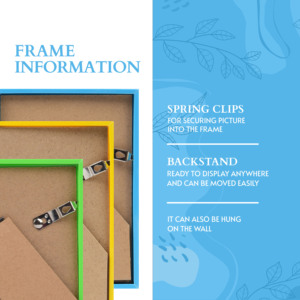Wholesale PVC Flat Strip <strong>Photo</strong> <strong>Frame</strong> Lightweight Wall Mount Picture <strong>Frame</strong> Multiple Sizes for Home Decor - Product Image 3