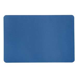 KESPER <b>leather</b>-effect <b>placemat</b> 43x29cm blue - Product Image 1