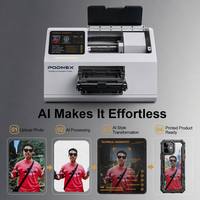 Printer UV Flatbed PodNEX A3 dengan Kontrol Otomatis dan Tinta UV untuk Pencetakan Casing Ponsel Kustom