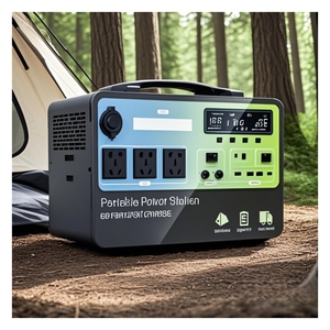 Portable 220V Power Bank Grande Capacité Onde Sinusoïdale Pure pour la Maison <span class=keywords><strong>Road</strong></span> Trips Camping Voiture D'urgence MPPT AU Plug Live Streaming - Product Image 1