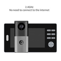 2.4g sans fil interphone sonnette maison Villa bidirectionnelle voix bureau Portable sans fil sonnette interphone systèmes pour les maisons
