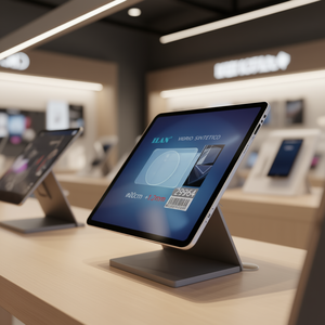 Lastra Rotonda in Vetro Sintetico Ilan, Diametro 20 Cm, Spessore 1,2 Mm, per Esposizione e Protezione - Product Image 2