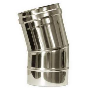 Tubo de humos de acero inoxidable con aislamiento de doble pared 15 DN 300/350 con diseño curvo - Product Image 1