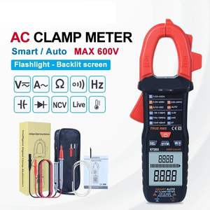 Abrazadera Digital AC/DC 600V 600A voltímetro de corriente multímetro profesional Ohm Capciter probador de temperatura de frecuencia - Product Image 3