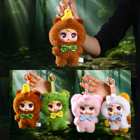 Jouets en peluche PVC personnalisés, figurines mystère, animaux Kawaii, figurines de collection, décoration de bureau et de voiture, cadeau pour filles