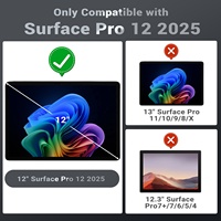 MoKo Nouvelle Arrivée Étui Robuste Tout-en-un pour Microsoft Surface Pro 12 Pouces 2025