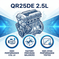 Nuevo Conjunto de Motor QR25DE 2.5L L4 para Nissan Altima Sentra Rogue 10102-JA00A 10102-JA01B, Bloque Largo Completo