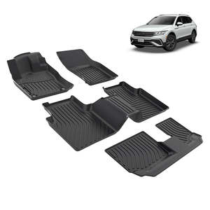 <span class=keywords><strong>Tappetini</strong></span> Auto Personalizzati 3D 5D 7D in TPE per Tutte le Stagioni, Tappeti in Gomma per Bagagliaio e Pavimento per Volkswagen Tiguan 2018 - 2024 MK2 - Product Image 3