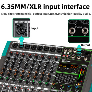 New Arrival PA8 USB Music <b>Console</b> 8 Channel Professional Audio Mixer for Performances Recording Broadcasts - Product Image 6
