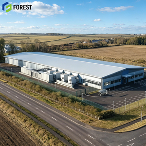 Manufacturer Galvanized Prefabricated Steel Structure Warehouse Bolted Connection Agricultural Facility - Product Image 1