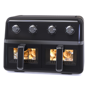 Aifa usine <span class=keywords><strong>meilleur</strong></span> prix <span class=keywords><strong>friteuse</strong></span> domestique double 1800W 8L 9L cuisson antiadhésive électrique <span class=keywords><strong>friteuse</strong></span> à air profond gril numérique - Product Image 4