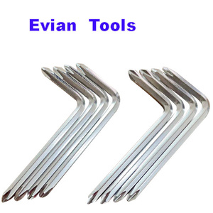 Tournevis cruciforme coudé à 90 degrés <span class=keywords><strong>Evian</strong></span> Portable, tournevis Phillips en forme de L pour les coins étroits - Product Image 1