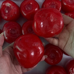 Simulación de alimentos: Patata, sandía, manzana verde. Juguetes blandos ASMR de TPR para apretar, bolas antiestrés y squishies tipo granizado. - Product Image 6