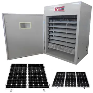 Factory直接1056個家禽鶏卵インキュベーター自動太陽エネルギー卵インキュベーター