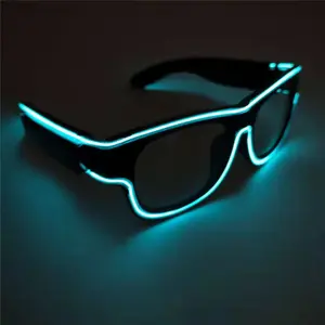 แว่นตา LED ไร้สายแบบชาร์จไฟได้2023สำหรับงานเลี้ยงสินค้าใหม่