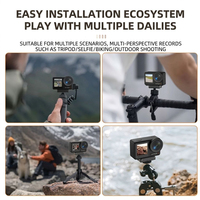 Base magnétique à dégagement rapide KUPEM avec filetage 1/4 pour caméra sportive DJI Action 3 4 5 Pro, accessoire en gros OEM ODM