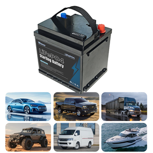 12V 600CCA 36Ah 45Ah 定制徽标启动电池包装 快速启动汽车启停锂电池 - Product Image 1