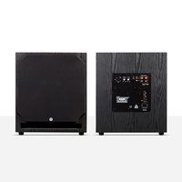 CHORDIO BW15D Caisson de basses actif à basses profondes, haute fidélité, amplifié, pour solutions home cinéma et karaoké en intérieur
