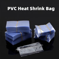 Film thermorétractable transparent en PVC pour emballage cosmétique, sac en plastique rétractable pour bouteille