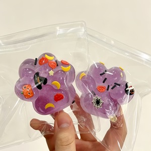 Juguete Blandito Popular con Forma de Garra de Gato para Navidad y Halloween, Juguete Novedoso para Aliviar el Estrés, Lodo Blandito con Rebote Lento - Product Image 1