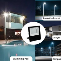 Projecteurs extérieurs 50W 6500LM avec capteur PIR et éclairage à 270° °   Lampes d'extérieur grand angle IP66 pour patio, cour, maison, garage