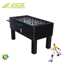 Machine d'arcade simulateur de sport en bois d'intérieur ACS, jeu de football de table anglais, table de baby-foot à 8 manettes, garantie 1 an