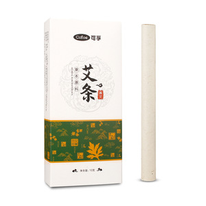Bâtonnets de Moxa Cofoe 10 pièces en pure laine d'armoise vieillie trois ans pour revitaliser le Qi du corps entier par moxibustion - Product Image 1
