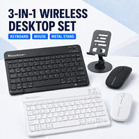 Ensemble clavier et souris sans fil RF ultra-mince, 67 touches, 1200 DPI, touches multimédias, pour la maison et le bureau, en stock