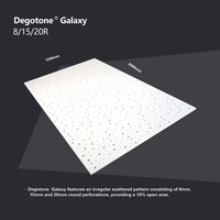 Panneau de gypse insonorisant de haute qualité Plafond lisse et sans couture Panneau de vinyle Plafonds acoustiques perforés acoustiques