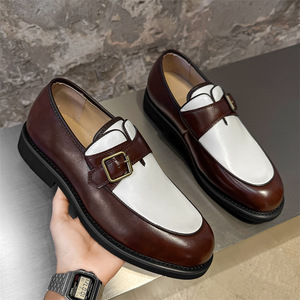 77483 Nouvelles Chaussures Décontractées d'Automne pour Hommes, Mocassins Grande Taille, Chaussures de Bureau en Cuir Tendance pour Hommes - Product Image 2
