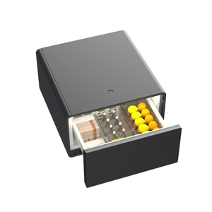 Home Smart Fridge <b>Mini</b> Refrigerator Freezer Drawer Touch Screen Tempered Glass Board Smart <b>Side</b> Coffee <b>Table</b> - Product Image 2