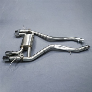 ท่อไอเสียหลังสแตนเลสพร้อมปลายท่อและหม้อพักไอเสียสำหรับ BMW M3 M4 G80 G82 G83 S58B30A 3.0T ปี 2021-2024 - Product Image 6