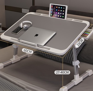 Escritorio Plegable con Altura Ajustable, Mesa de <span class=keywords><strong>Estudio</strong></span> Minimalista <span class=keywords><strong>para</strong></span> Dormitorio con Soporte de Altura Ajustable <span class=keywords><strong>para</strong></span> Estudiantes - Product Image 3