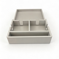 Table de canapé en bambou à insérer entre les coussins, plateau de canapé 2-en-1 avec 2 porte-gobelets, table d'accoudoir de canapé de 15,35 x 9,84 pouces
