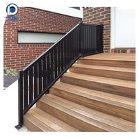 Système de balustrade de balcon et d'escalier en aluminium de qualité supérieure avec design de main courante moderne