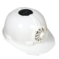 Casque de sécurité en gros Ventilateur de protection solaire de chantier Chapeau de protection du travail anti-écrasement extérieur d'été