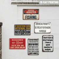 Letrero Metálico Vintage con Frase Divertida, Placa Decorativa Retro, Arte de Pared Impreso en 2D para Decoración de Garaje, Bar, Hogar, Granja