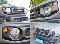Calandre avant pour Jimny JB64 JB74 2018 et après, avec accessoires modifiés, calandre d'admission avant Ghostly