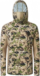 Camisas de Pesca y <span class=keywords><strong>Caza</strong></span> para Hombre, de Secado Rápido, Manga Larga, Protección Solar UPF 50, Diseño de Camuflaje, con Máscara, Protección UV para <span class=keywords><strong>el</strong></span> Cuello y Capucha - Product Image 4