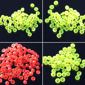 WEIHE 100 pièces/sac demi-cercle en plastique bloc perle <span class=keywords><strong>bouchon</strong></span> <span class=keywords><strong>carpe</strong></span> accessoires de pêche - Product Image 6