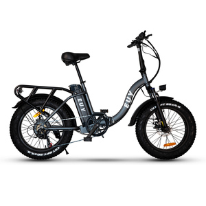 Bicicleta Plegable Nueva 2024, Transporte Conveniente y Ecológico, Bicicleta Eléctrica Portátil de 750W, Bicicleta Plegable F7 de 750w F - Product Image 1